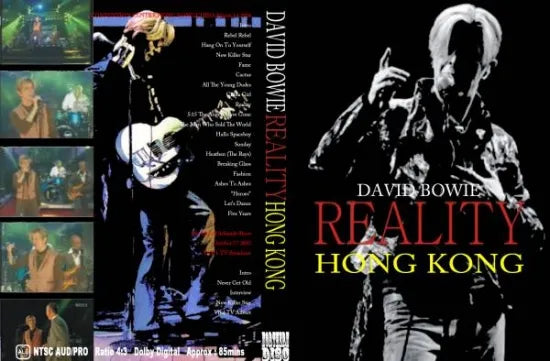 DAVID BOWIE / REALITY HONG KONG (1DVDR)