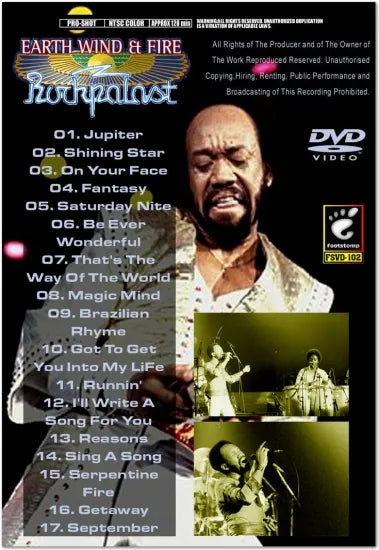Earth, Wind & Fire / ROCKPALAST 1979 (1DVDR)