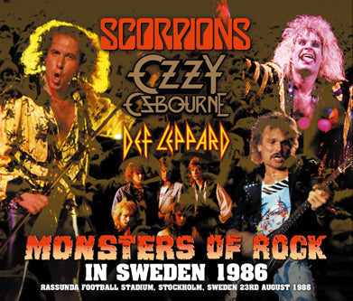 V.A.(SCORPIONS, OZZY OSBOURNE, DEF LEPPARD) / MONSTERS OF ROCK IN SWEDEN 1986 30TH ANNIVERSARY (4CDR)