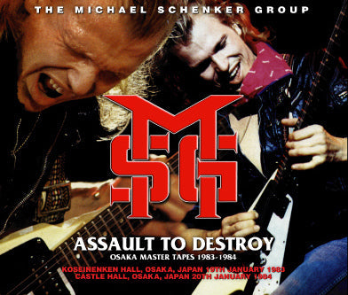 MICHAEL SCHENKER GROUP / ASSAULT TO DESTROY OSAKA MASTER TAPES 1983-1984 (4CDR)