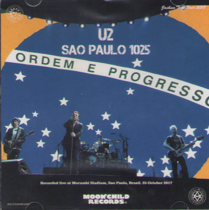 U2 / Sao Paulo 1025 Joshua Tree Tour 2017 2CD Moonchild Records