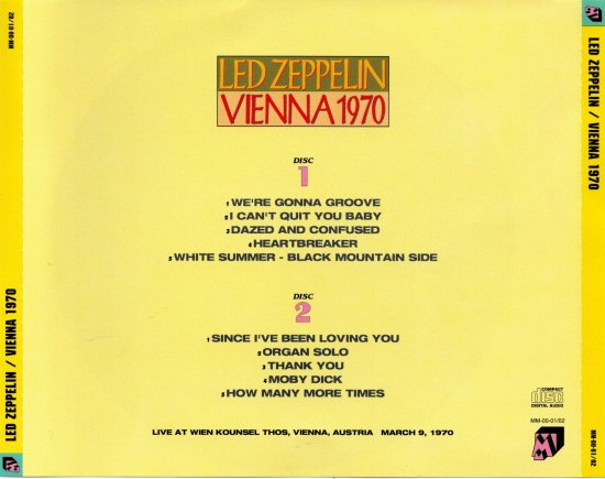 Led Zeppelin / Vienna 1970 (2CD)