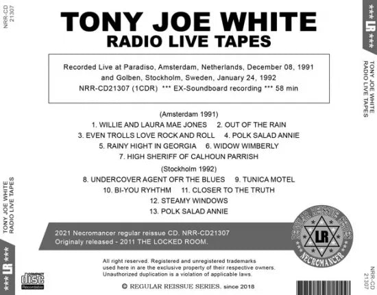 TONY JOE WHITE / RADIO LIVE TAPES (1CDR)
