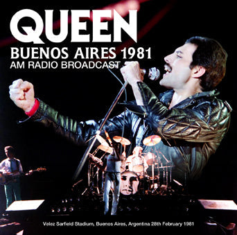 QUEEN / BUENOS AIRES 1981 AM RADIO BROADCAST SOUNDBOARD (2CDR)