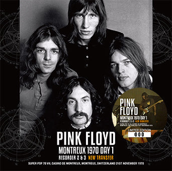 PINK FLOYD / MONTREUX 1970 DAY 1 RECORDER 2 & 3 NEW TRANSFER (2CD)