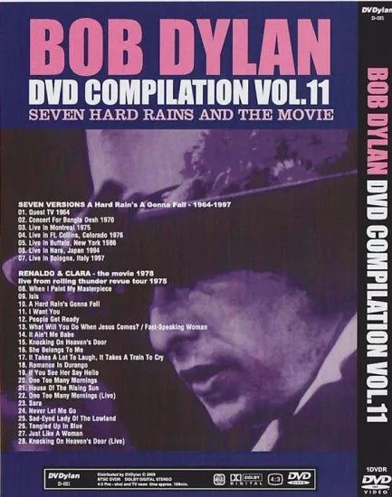 BOB DYLAN / DVD COMPILATION VOL.11 (1DVDR)