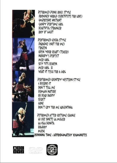 MADONNA / LIVE AT THE PALACE OF AUBURN HILLS 2001 (1DVDR)