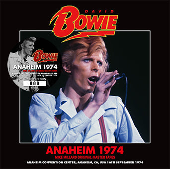 DAVID BOWIE / ANAHEIM 1974 MIKE MILLARD ORIGINAL MASTER TAPES (2CD)