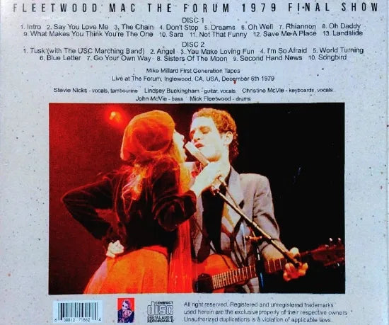 Fleetwood Mac / The Forum 1979 Final Show (2CDR)