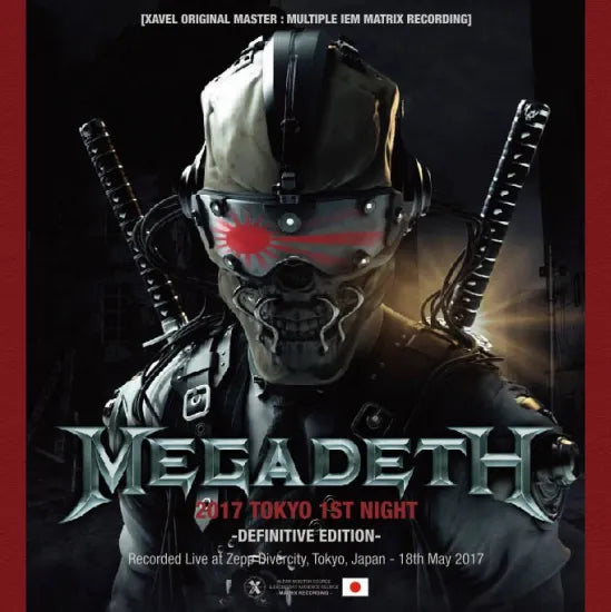 MEGADETH / 2017 Tokyo 1st Night Definitive Edition (2CDR)