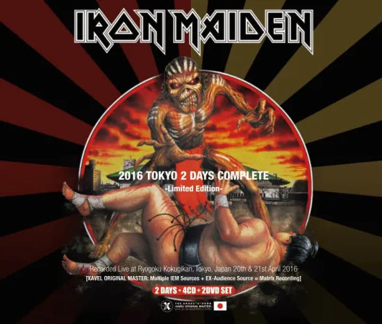 IRON MAIDEN / "2016 TOKYO 2DAYS COMPLETE" (4CD+2DVD)