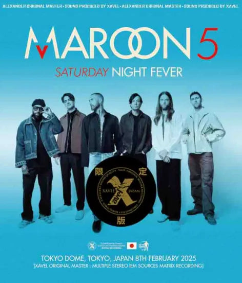 MAROON 5 / Saturday Night Fever 2025 Tokyo 2nd Night Limited Edition (1BDR+1DVDR+2CDR)
