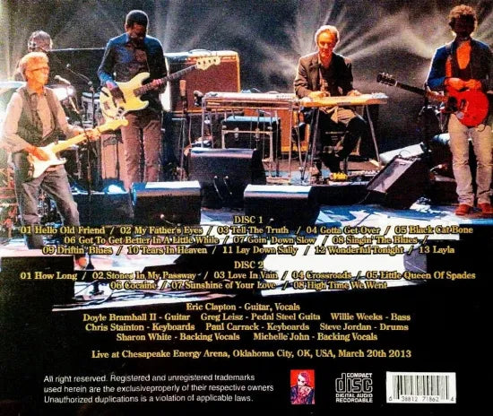 ERIC CLAPTON / OLD SOCK IN OKLAHOMA (2CDR)