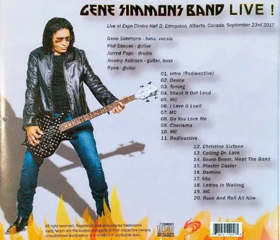 GENE SIMMONS BAND / Advent (1CDR) KISS