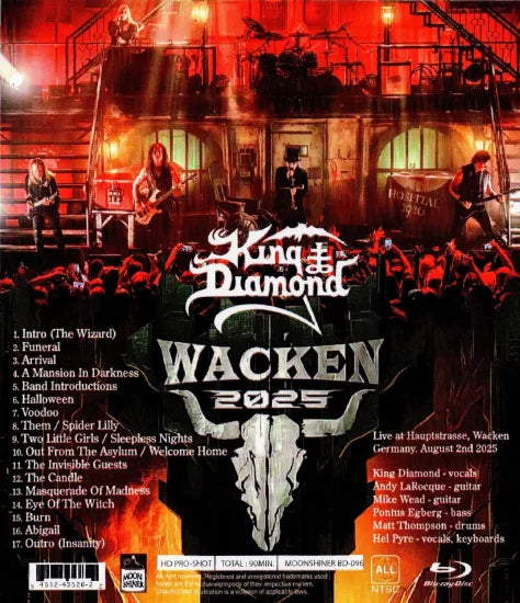KING DIAMOND / WACKEN OPEN AIR 2025 PRO SHOT (1BDR)