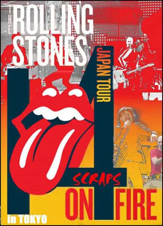 THE ROLLING STONES / 14 On Fire in Tokyo Scraps (1DVDR)