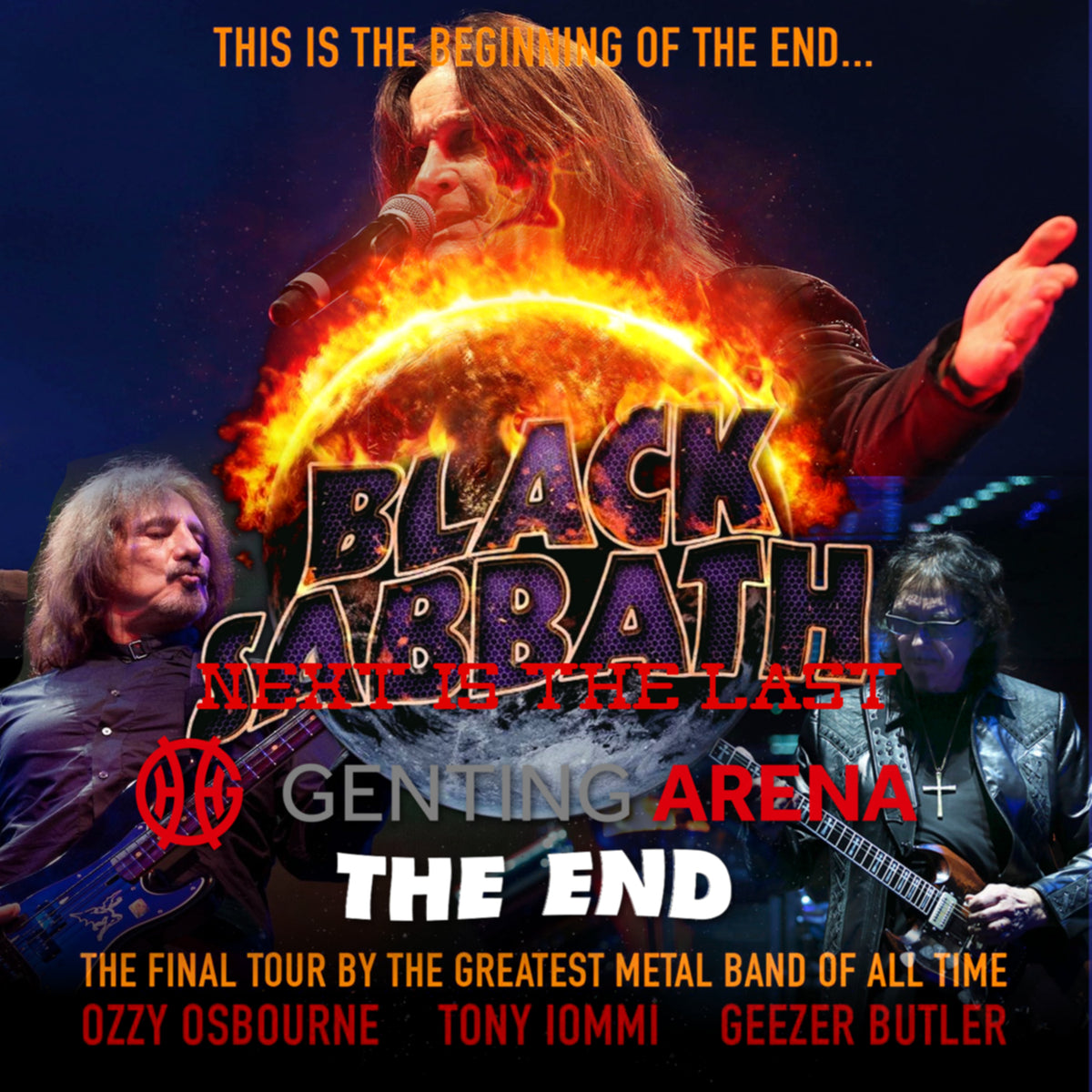 BLACK SABBATH / The End Tour 2017 Genting Arena (2CDR)