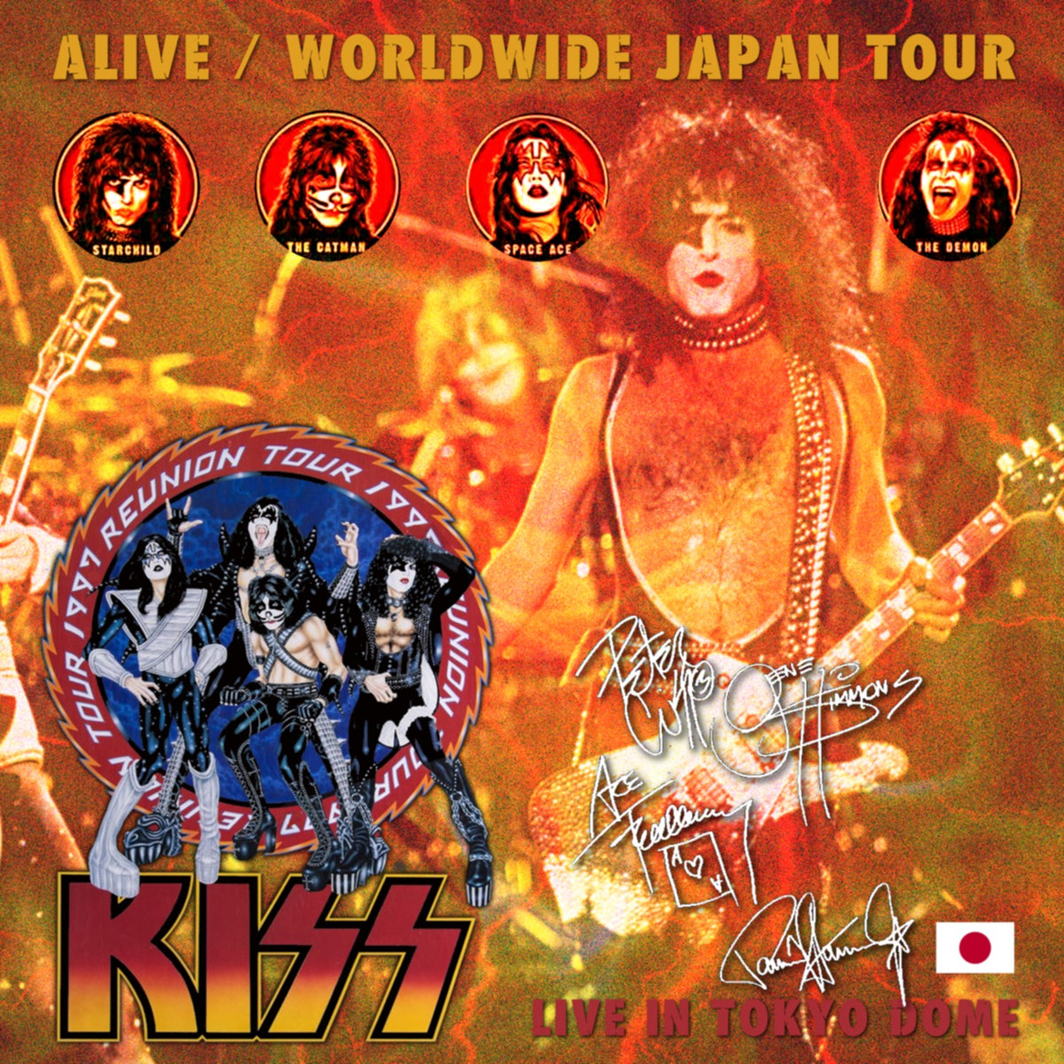 KISS / Alive/Worldwide Japan Tour 1997 Japan Show One 18th Jan 1997 Tokyo Dome (2CDR)
