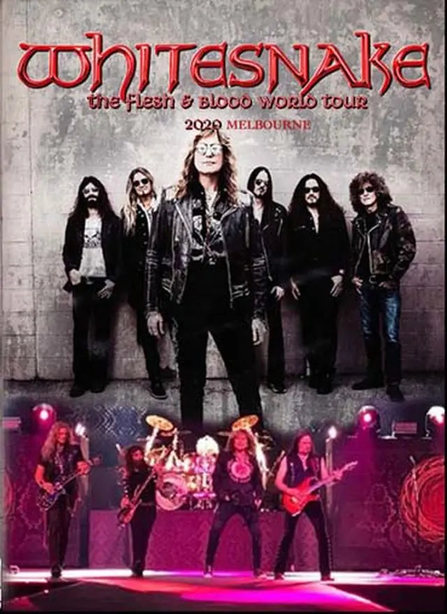 Whitesnake / Flesh & Blood World Tour 2020 Melbourne (1DVDR)