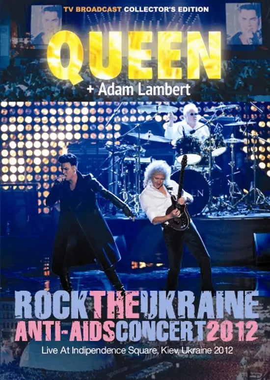 QUEEN + ADAM LAMBERT / Rock The Ukraine 2012 PRO SHOT (1DVDR)