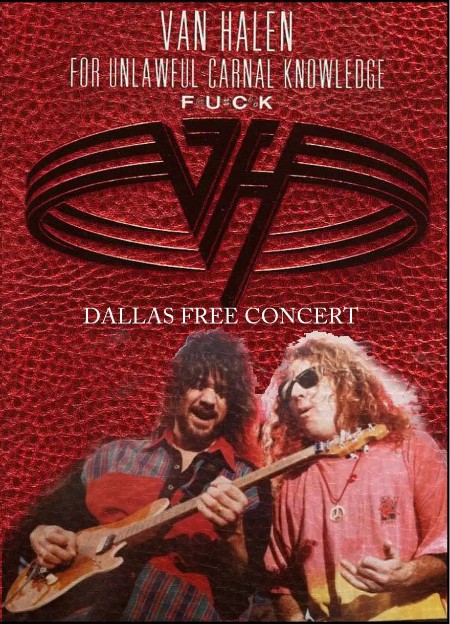 Van Halen / Dallas Free Concert Pro-Shot 1991 (1DVDR)