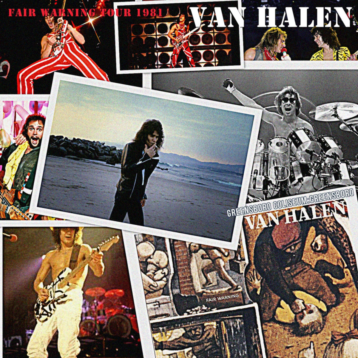 VAN HALEN / Fair Warning Tour 1981 Greensboro Coliseum (2CDR)