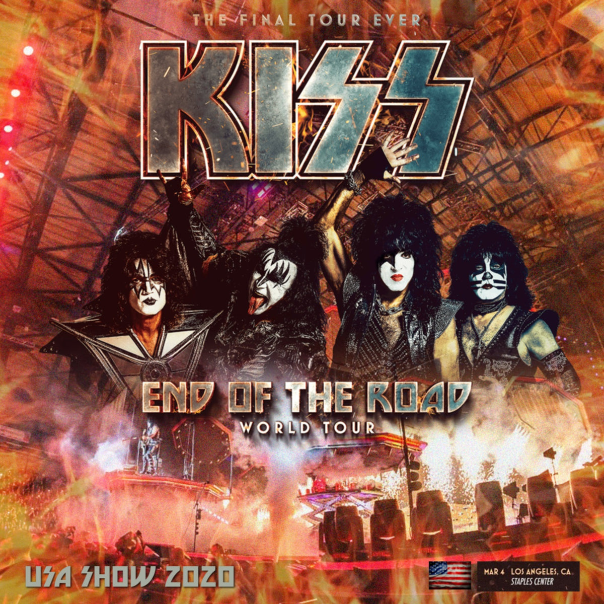 KISS / End of the Road World Tour 2020 Staples Center (2CDR)