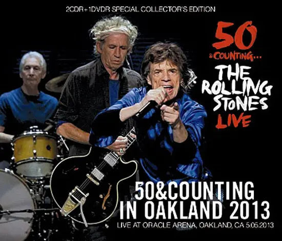 THE ROLLING STONES / 50 & Counting In Oakland 2013 (2CDR+1DVDR)