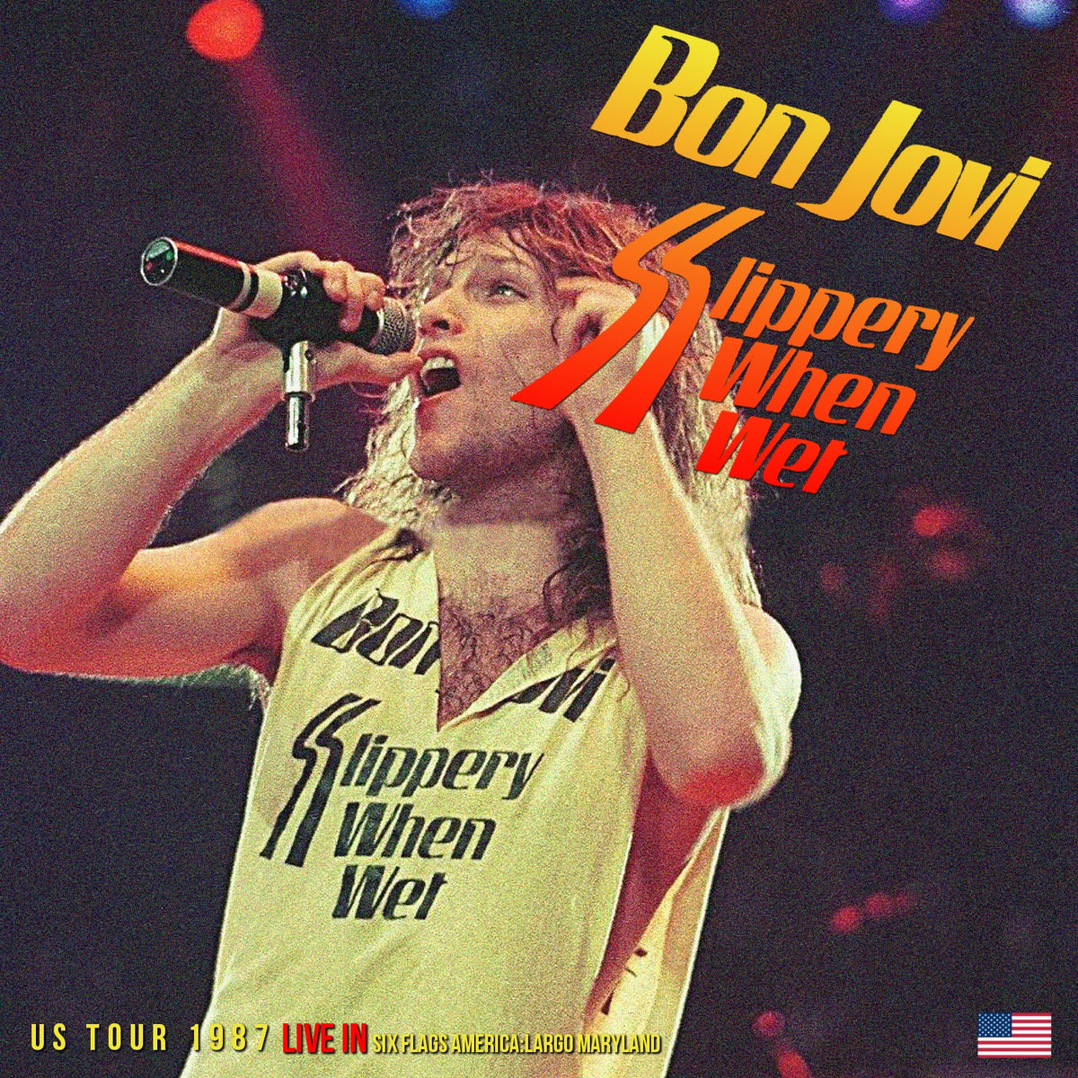 BON JOVI / Slippery When Wet Tour 1987 Six Flags America SOUNDBOARD (2CDR)