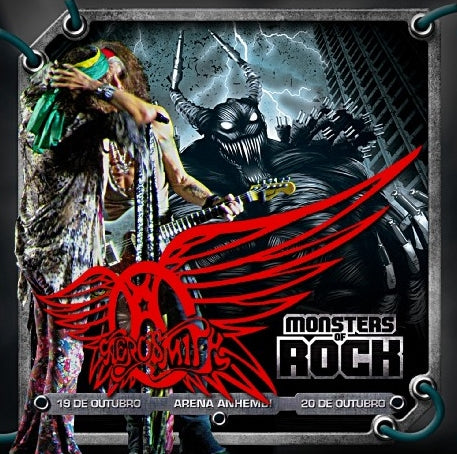 Aerosmith / Live At Monsters Of Rock Brasil 2013 Arena Anhembi SOUNDBOARD (2CDR)