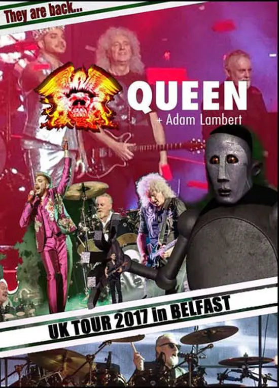 Queen + Adam Lambert / UK Tour in Belfast 2017 (1DVDR)