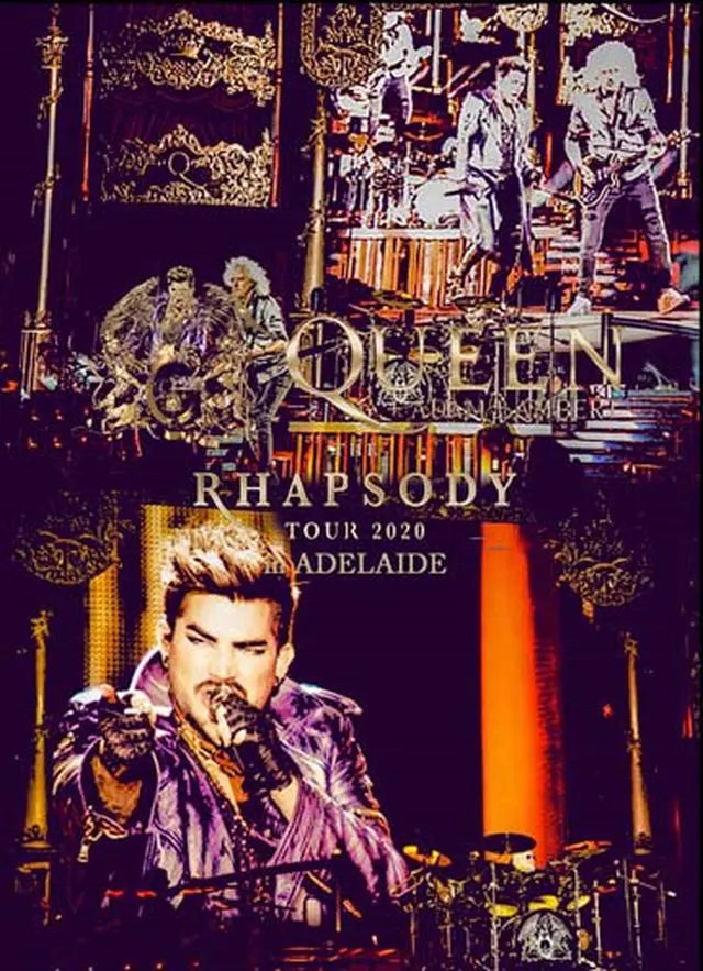 Queen + Adam Lambert / The Rhapsody Tour 2020 in Adelaide (1DVDR)