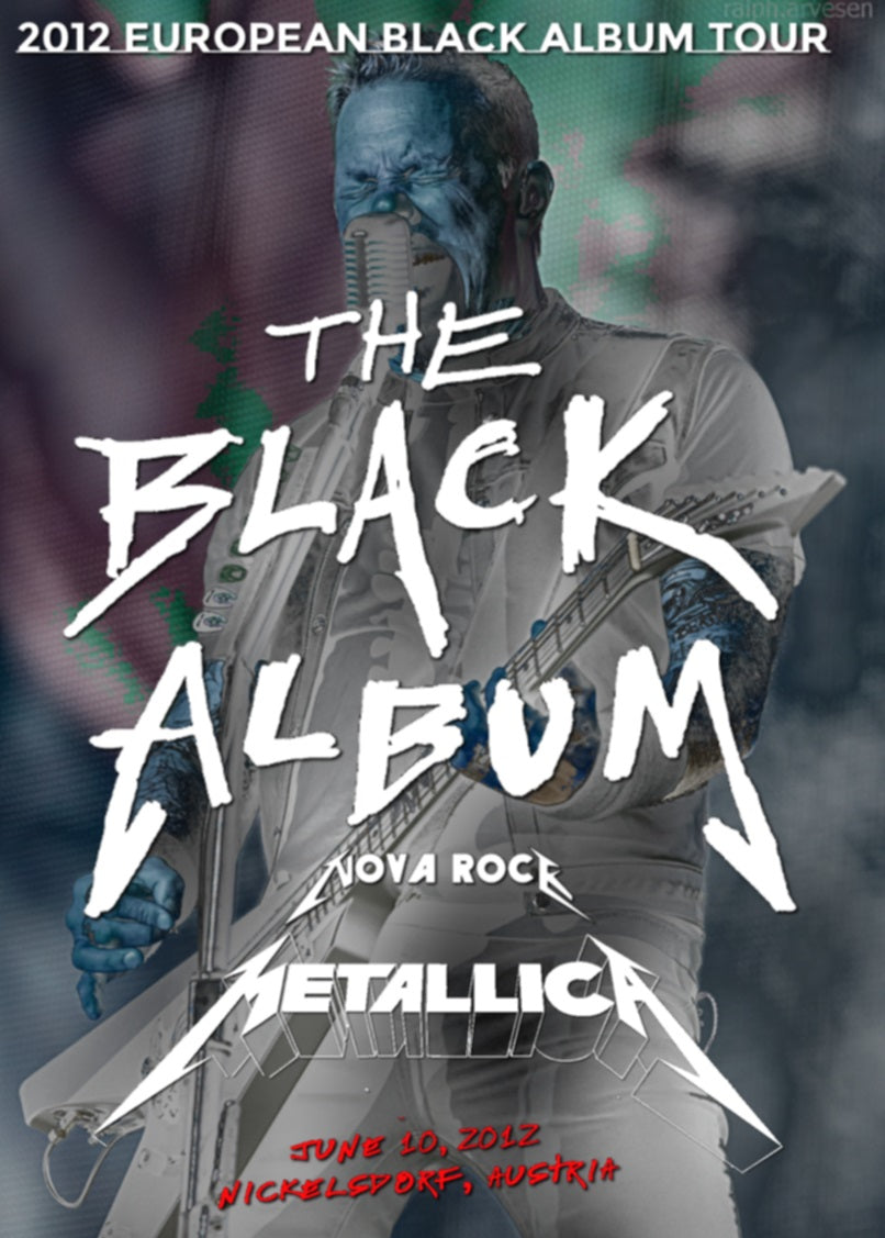 Metallica / 2012 European Black Album Tour Nova Rock Pannonia Fields II PRO SHOT (1DVDR)