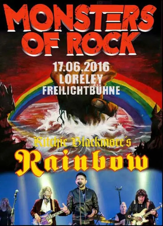 RITCHIE BLACKMORE's RAINBOW / Monsters Of Rock Lorele 2016 (1DVDR)