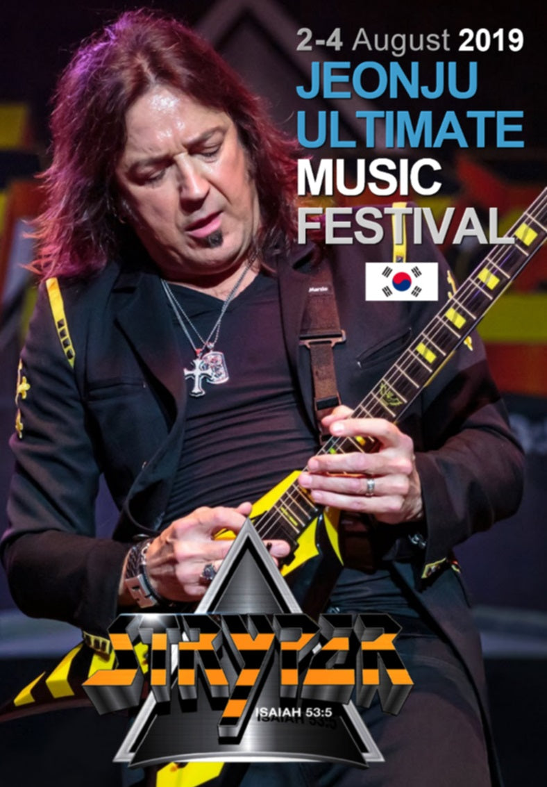 STRYPER / HISTORY Tour 2019 Jeonju Ultimate Music Festival Jeonju Stadium PRO SHOT (1DVDR)
