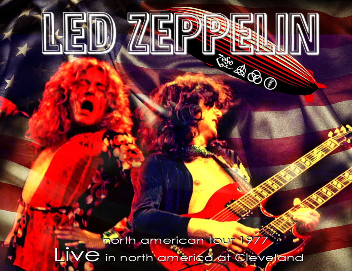 LED ZEPPELIN / North American Tour 1977 Cleveland Show 1st Of 2 Nights Richfield Coliseum SOUNDBOARD (3CDR)