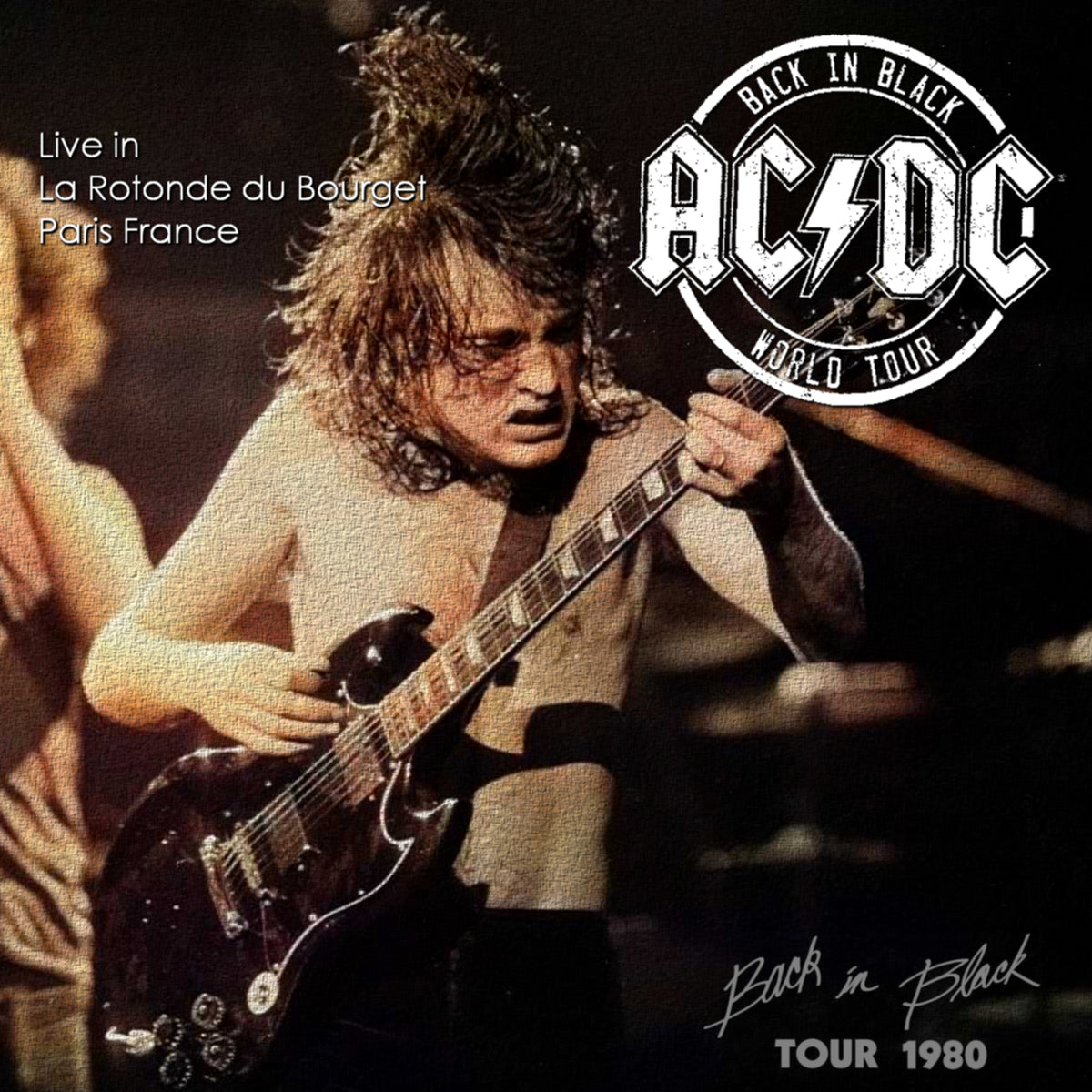 AC/DC / Back In Black European tour 1980 La Rotonde du Bourget (2CDR)