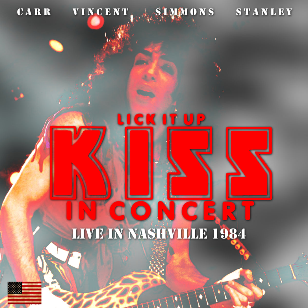 KISS / Lick It Up Tour 1984 Nashville Municipal Auditorium SOUNDBOARD (2CDR)