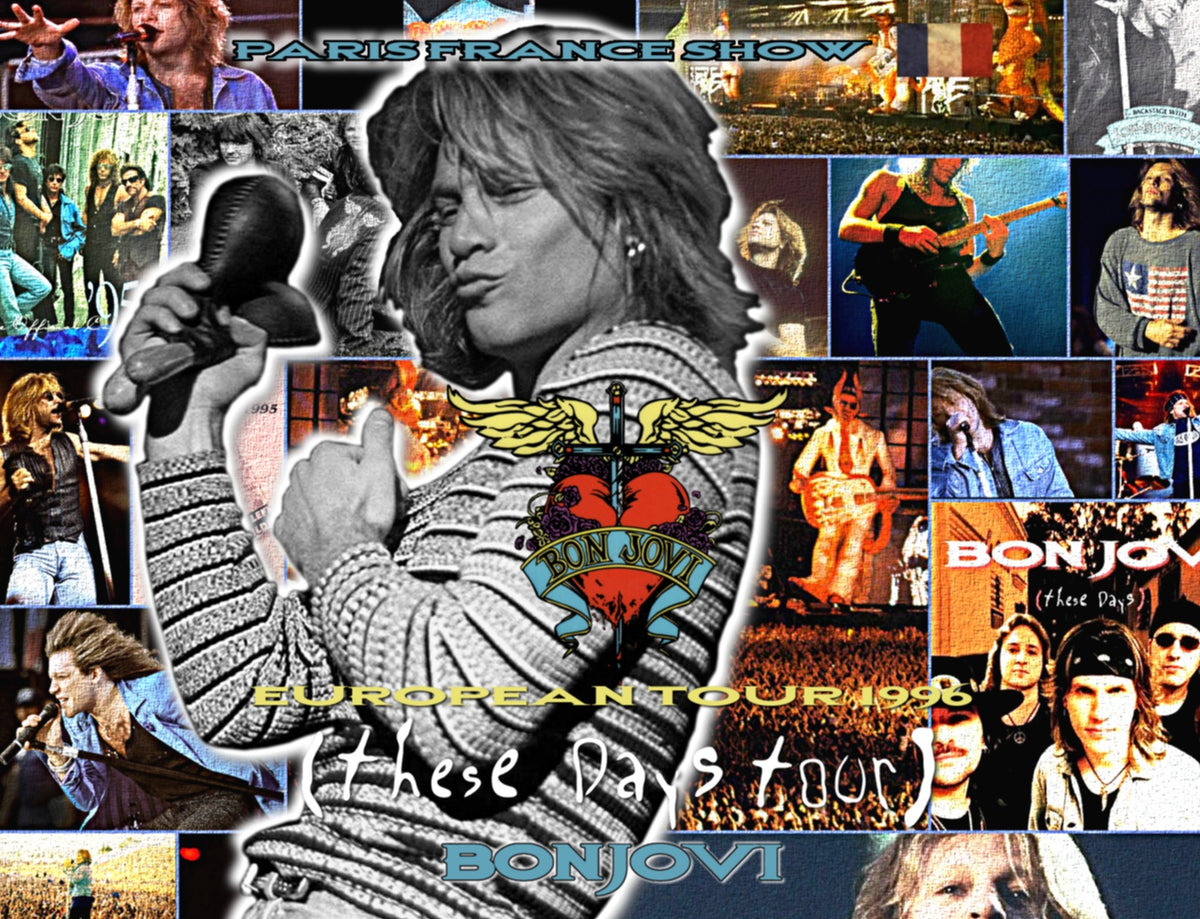 BON JOVI / These Days European Tour 1996 Palais Omnisports de Paris-Bercy (3CDR)