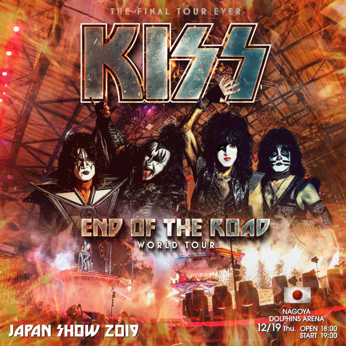 KISS / End of the Road Japan Tour 2019 Final Dolphins Arena (2CDR)