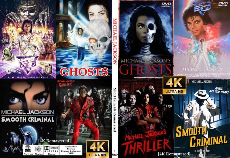 MICHAEL JACKSON / Short Film 4K Remastered (1DVDR) Unprinted white disc