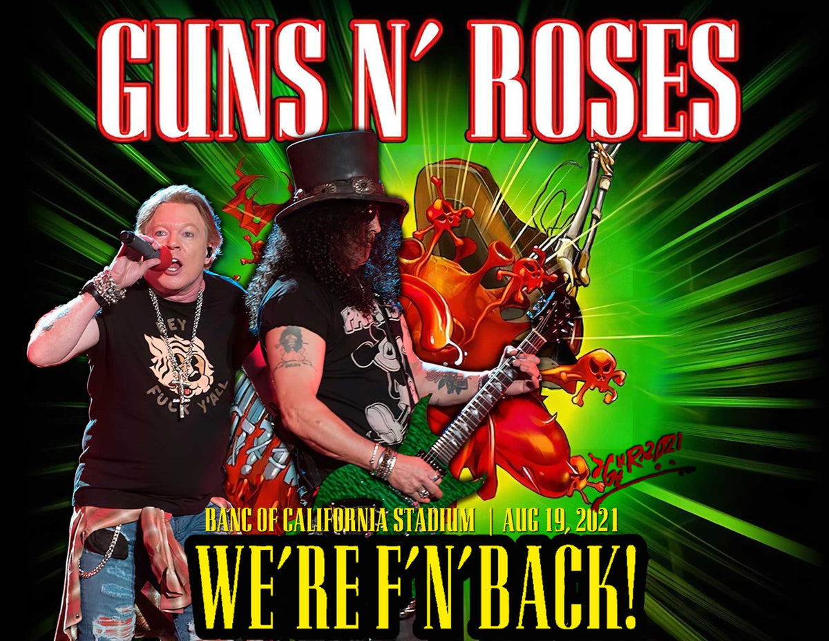 Guns N' Roses / Reschedule 2021 North American Tour Banc of California Stadium (3CDR)