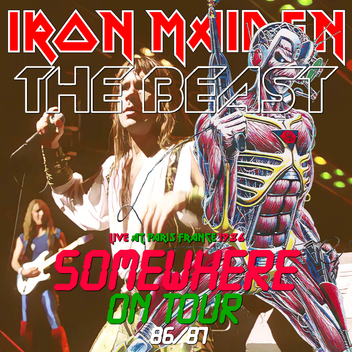 IRON MAIDEN / Somewhere On European Tour 1986 Palais Omnisports de Paris-Bercy (2CDR)