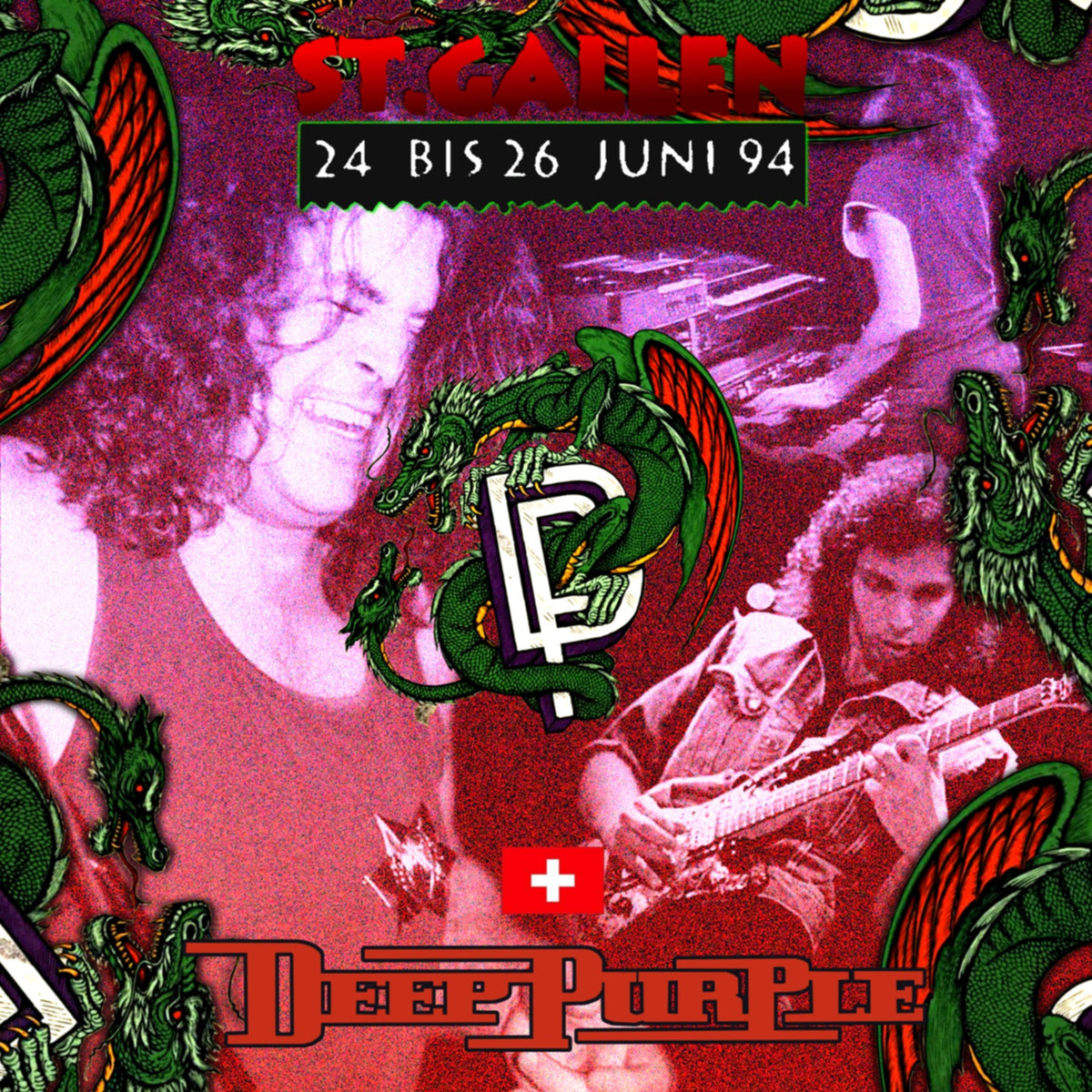 DEEP PURPLE / The Battle Rages On Tour 1994 St. Gallen Festival Sittertobel SOUNDBOARD (2CDR)