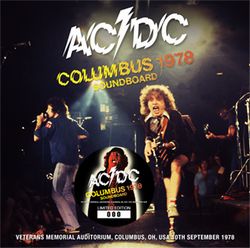 AC/DC / COLUMBUS 1978 SOUNDBOARD (1CD)