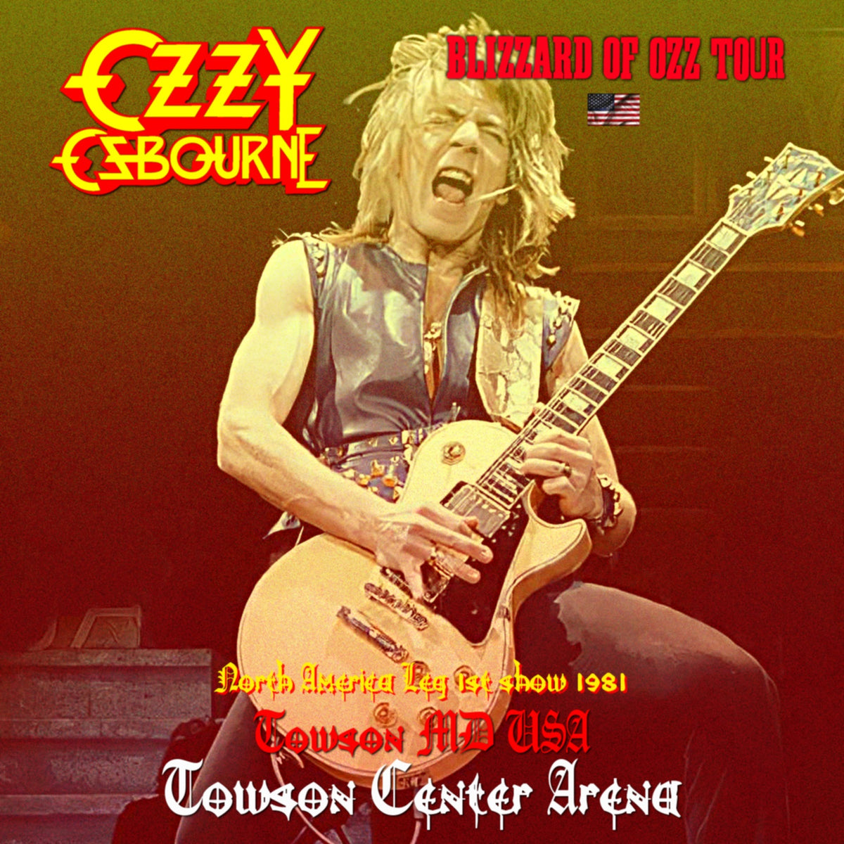 Ozzy Osbourne / Blizzard of Ozz Tour 1981 North America Leg 1st show (1CDR)
