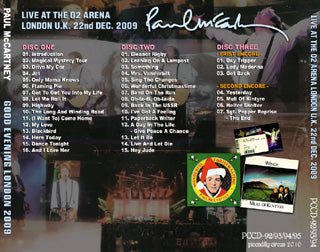 PAUL McCARTNEY / GOOD EVENING LONDON 2009 【3CD】