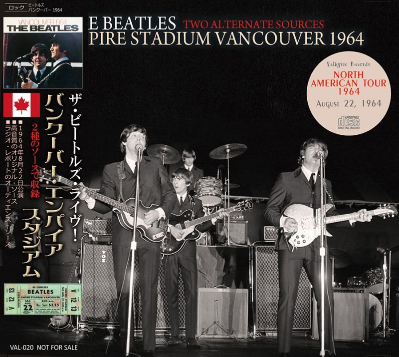 THE BEATLES / EMPIRE STADIUM VANCOUVER 1964 【CD、E"<span data-mce-fragment=""1"">DISC ONE</span><br data-mce-fragment=""1""><span data-mce-fragment=""1"">EMPIRE STADIUM VANCOUVER CANADA AUGUST 22