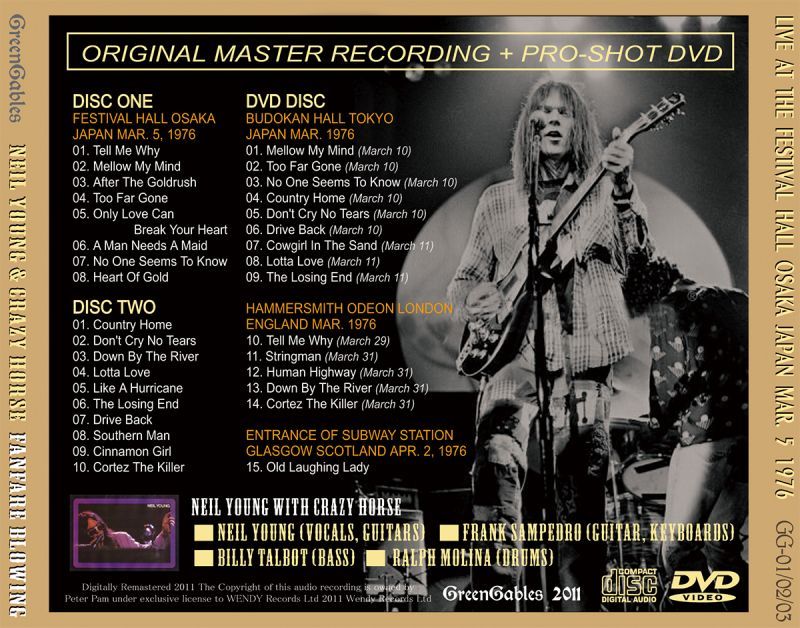 NEIL YOUNG / FANFARE BLOWING �y2CD+DVD�z