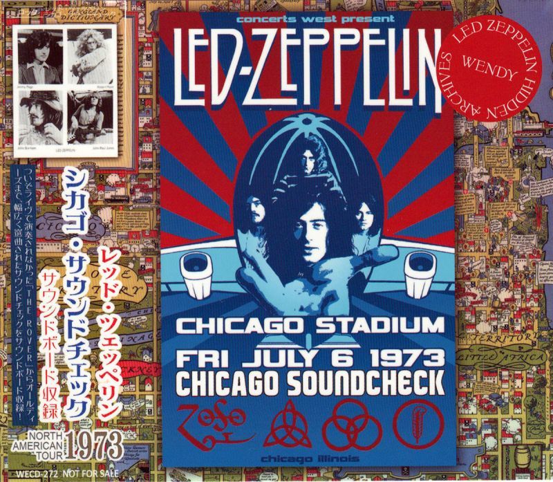 LED ZEPPELIN / CHICAGO SOUNDCHECK 1973 、ECD、E"<span data-mce-fragment=""1"">CHICAGO AUDITORIUM CHICAGO IL July 6